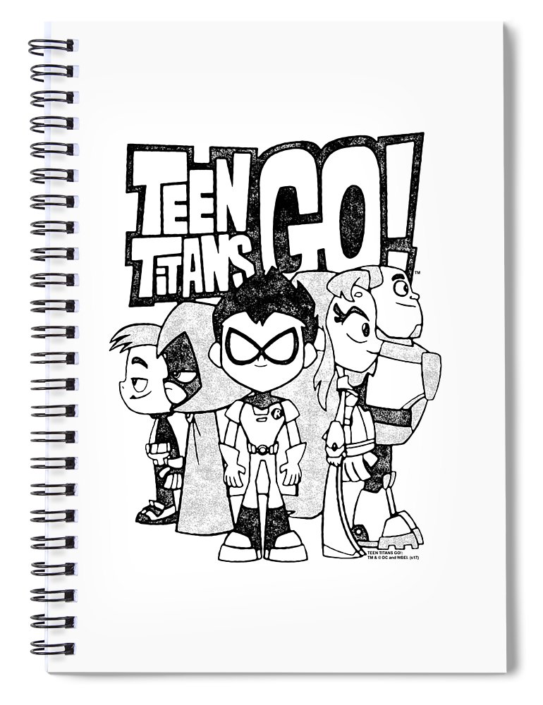 Teen titans go dc ic team up spiral notebook by sarah schilling
