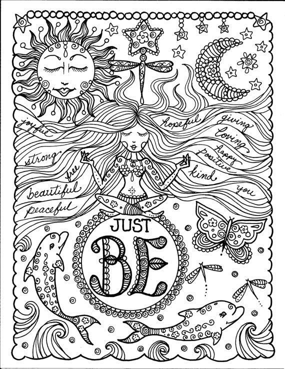 Coloring pages for teens