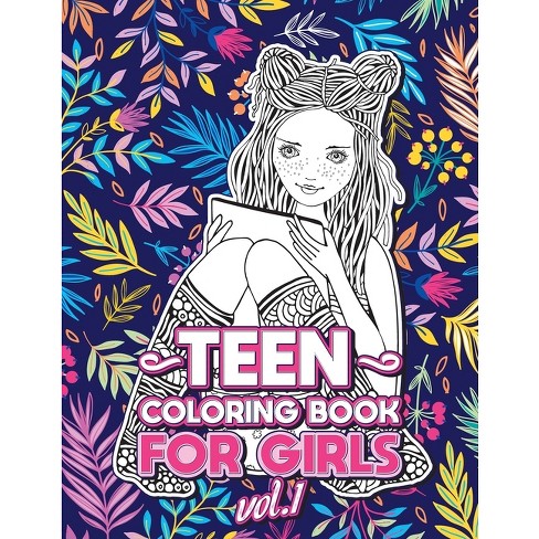Teen coloring books for girls