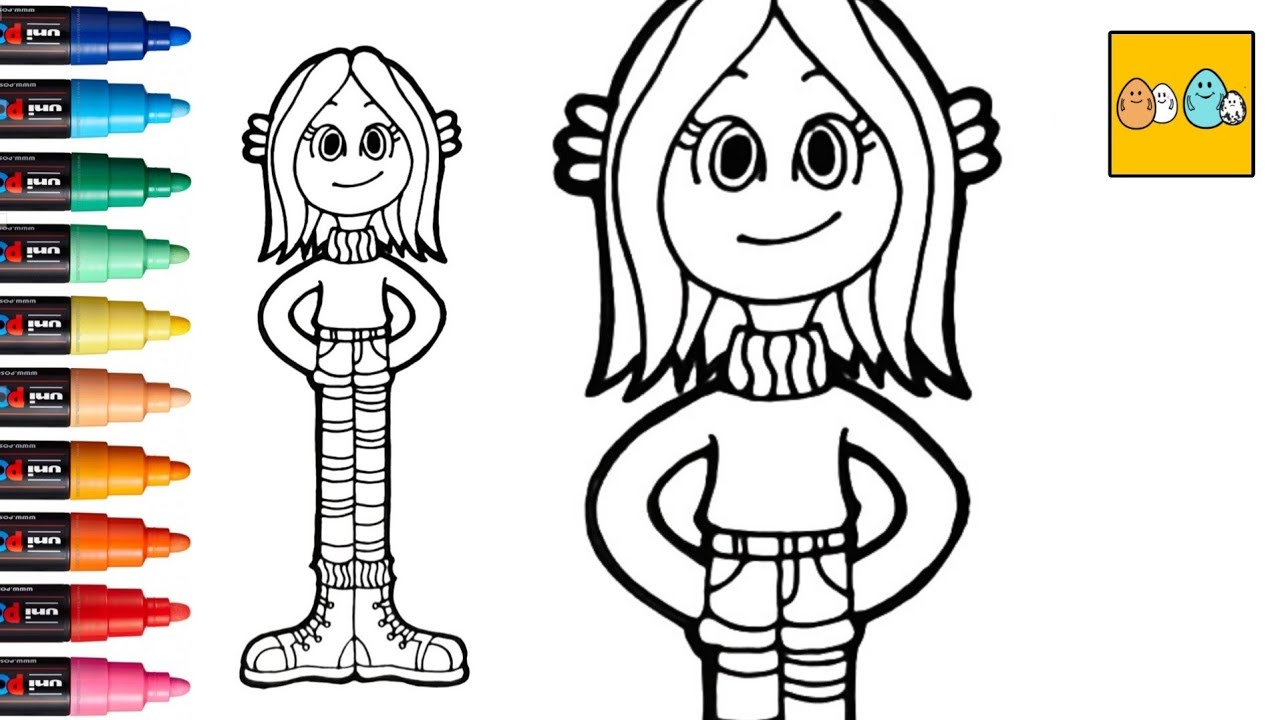 How to draw ruby gillman teenage kraken