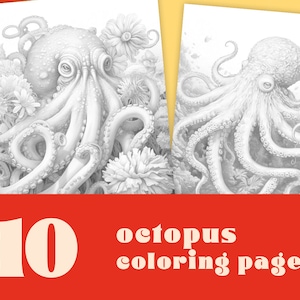 Kraken coloring page