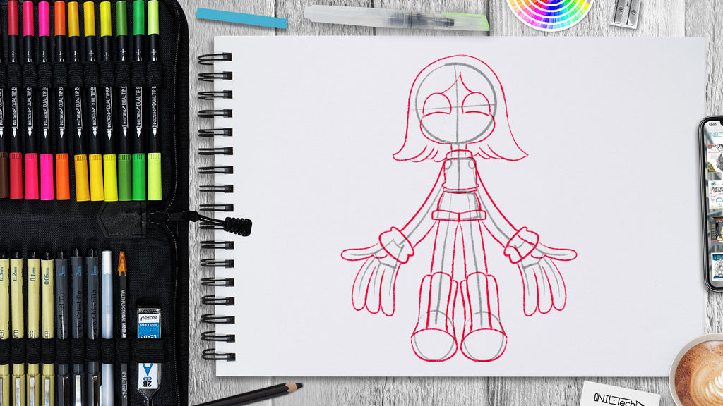 How to draw ruby gillman the teen kraken movie