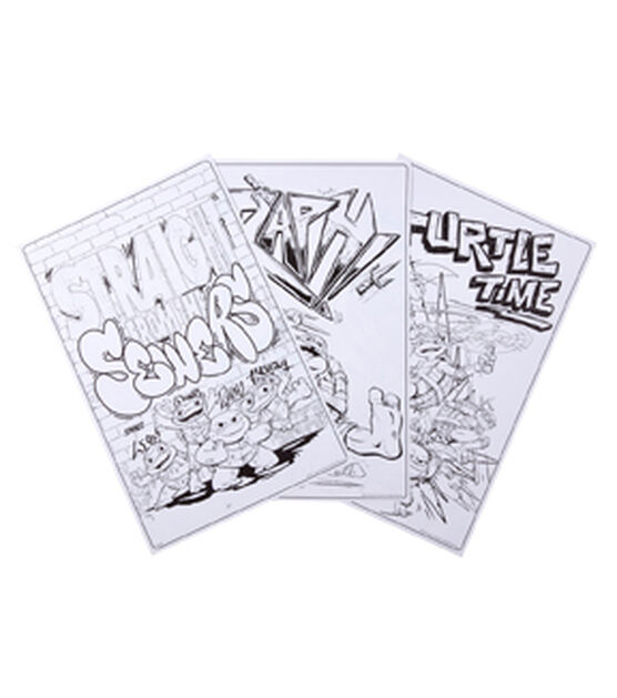 Crayola sheet teenage mutant ninja turtles giant coloring book