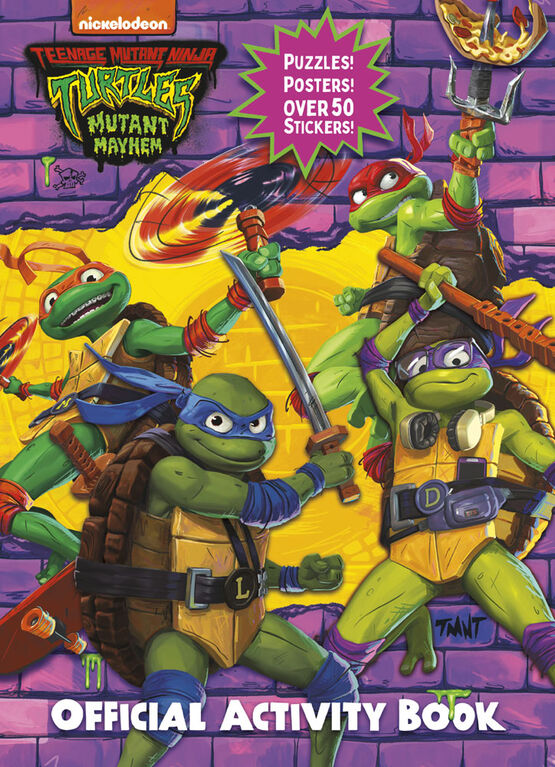 Teenage mutant ninja turtles mutant mayhem the official activity book