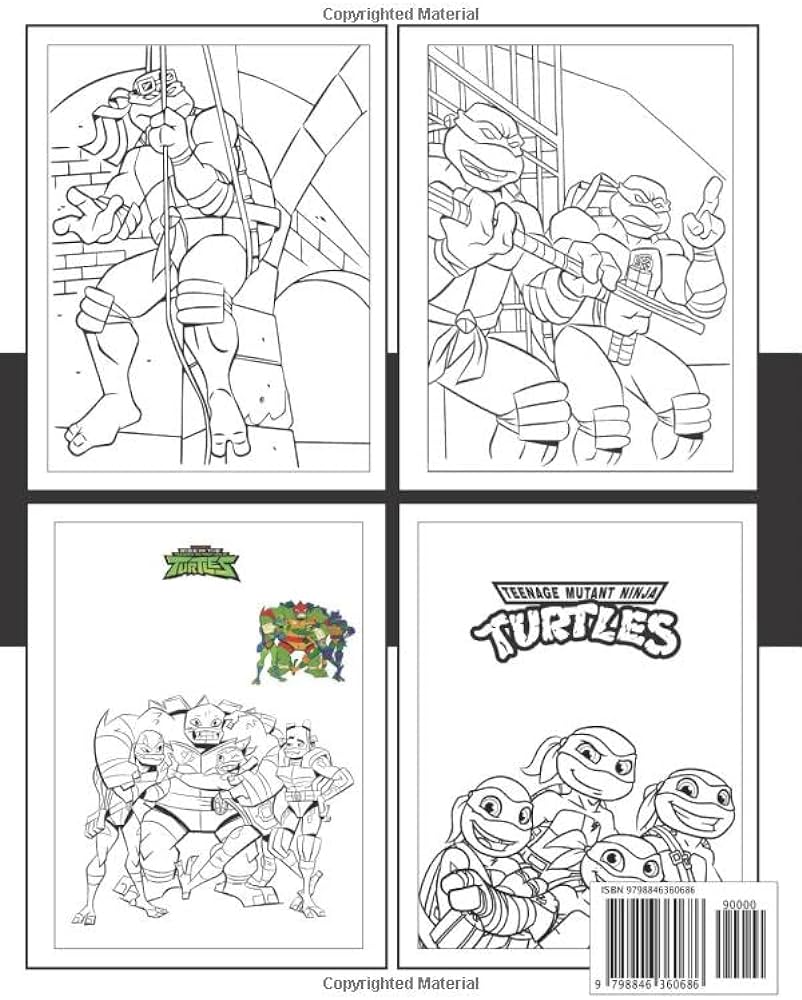 Ðððððð ð ðððððð ððððð turtles coloring book new edition beautiful coloring pages ðððððð ð ðððððð ððððð turtles coloring book for kids and adults trung charles books