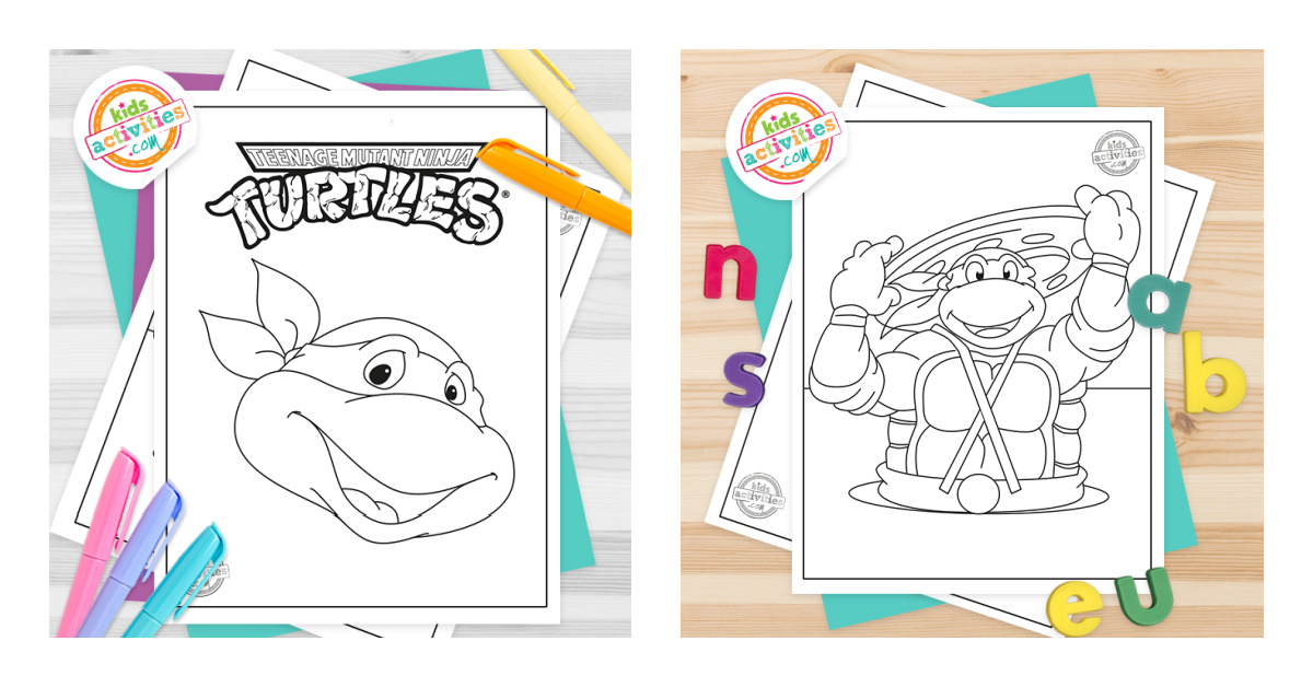 Cool free ninja turtles coloring pages kids activities blog