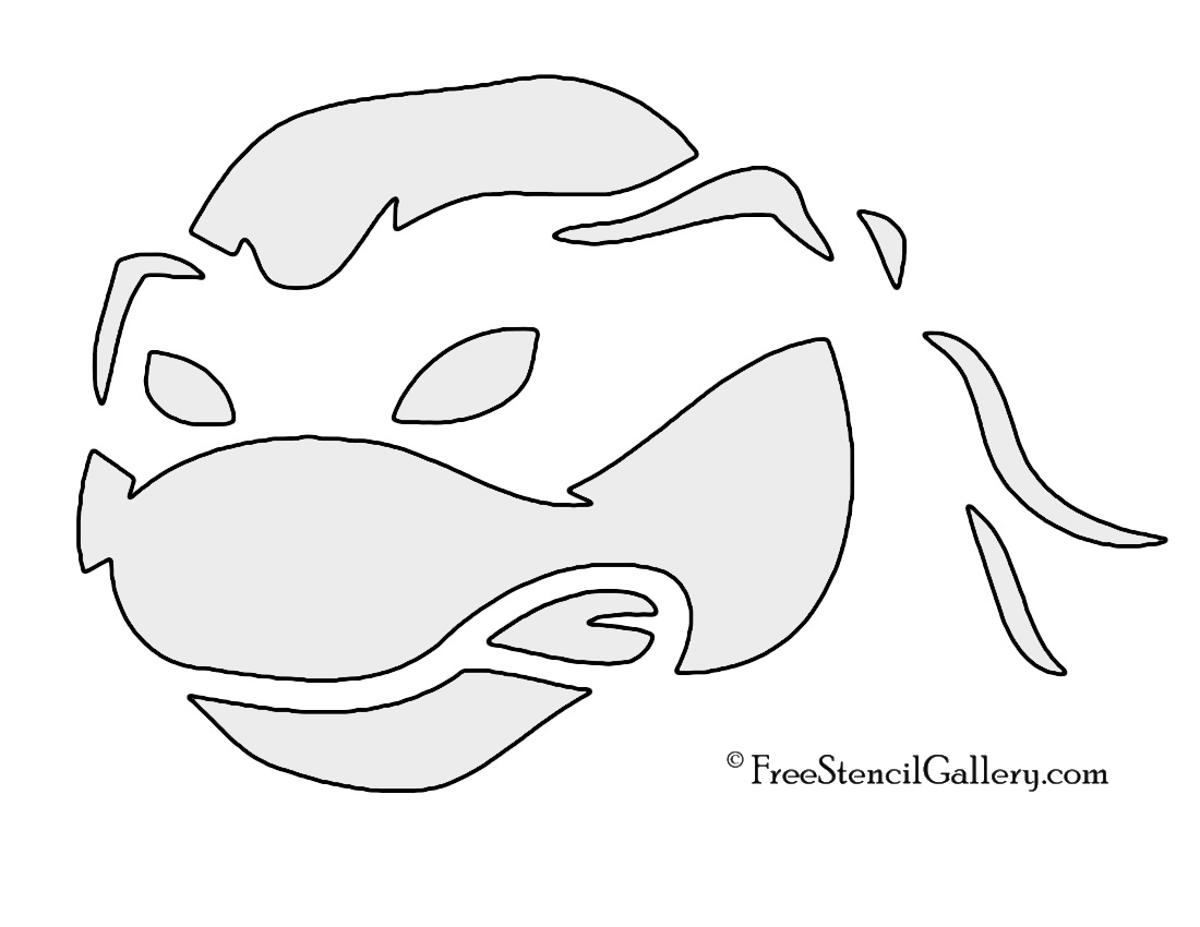 Ninja turtle stencil free stencil gallery