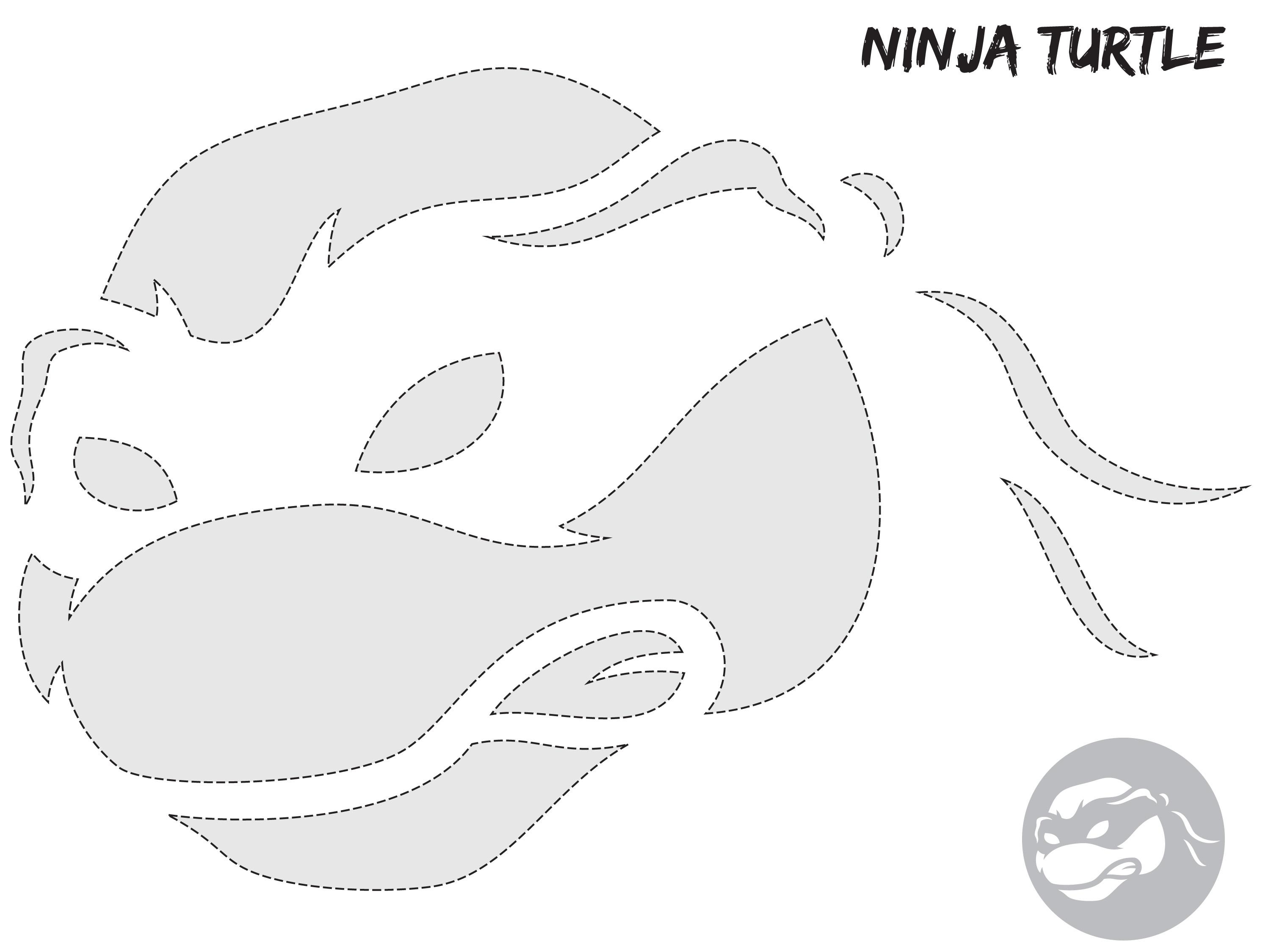 Teenage mutant ninja turtles tmnt free pumpkin stencil