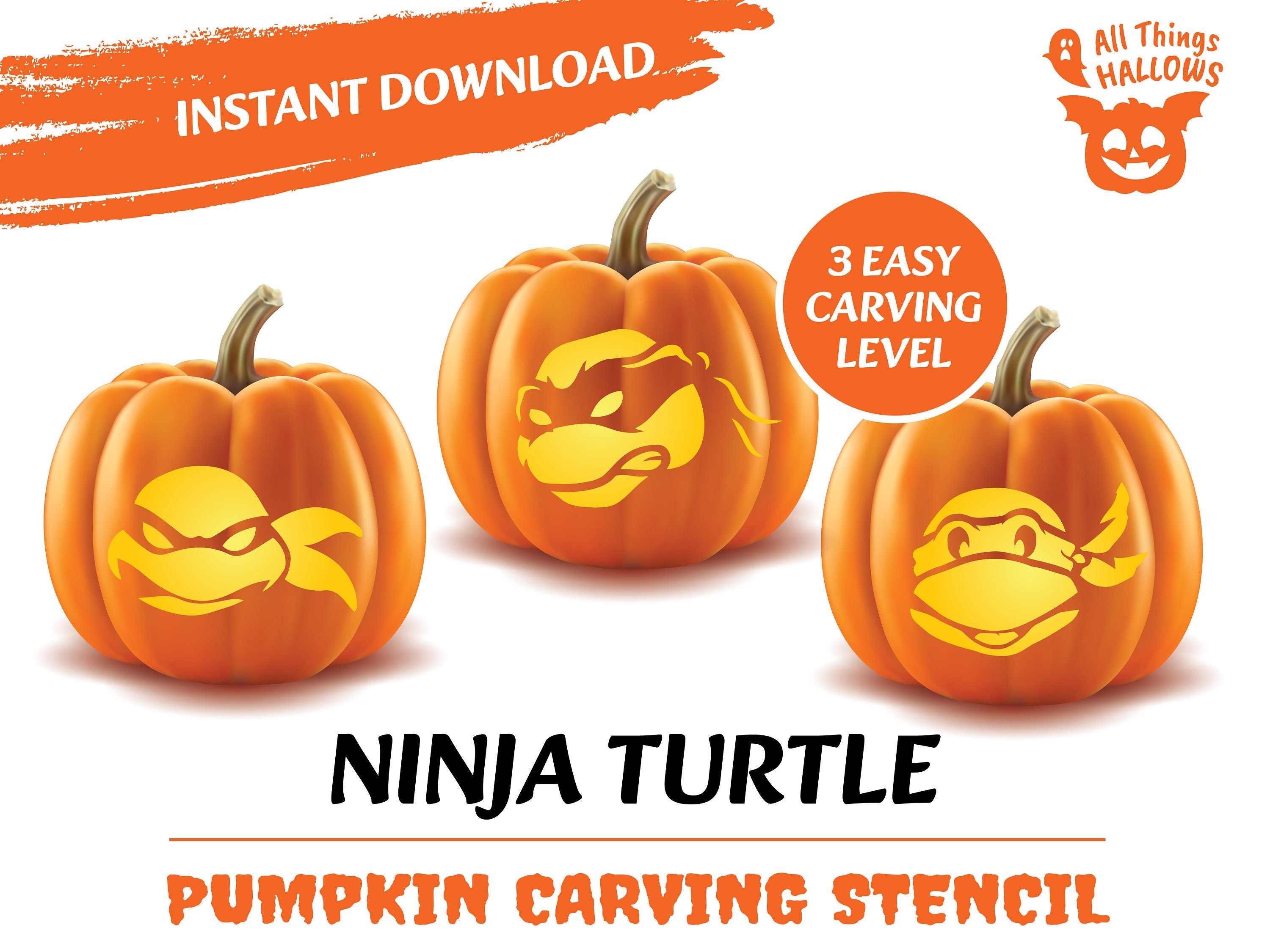 Ninja turtle pumpkin