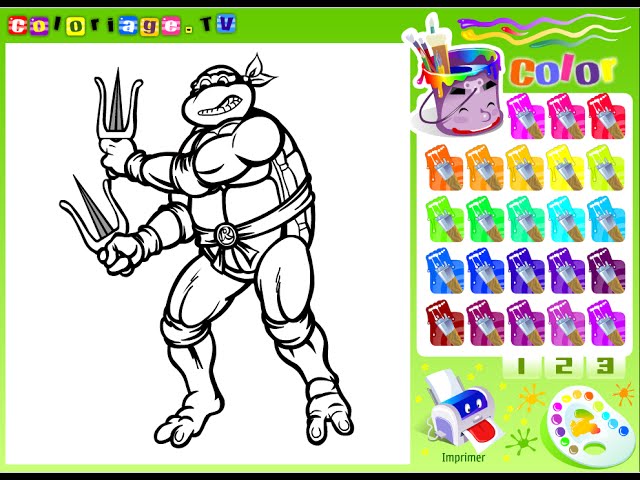 Ninja turtles cartoon game