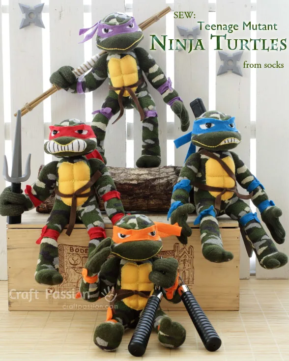 Turtle stuffed animal ninja turtle