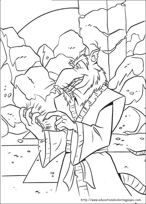 Ninja turtles coloring pages free for kids