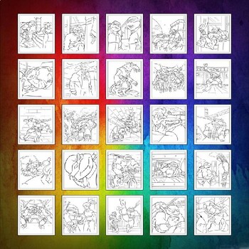 Elevate imagination printable teenage mutant ninja turtles coloring pages
