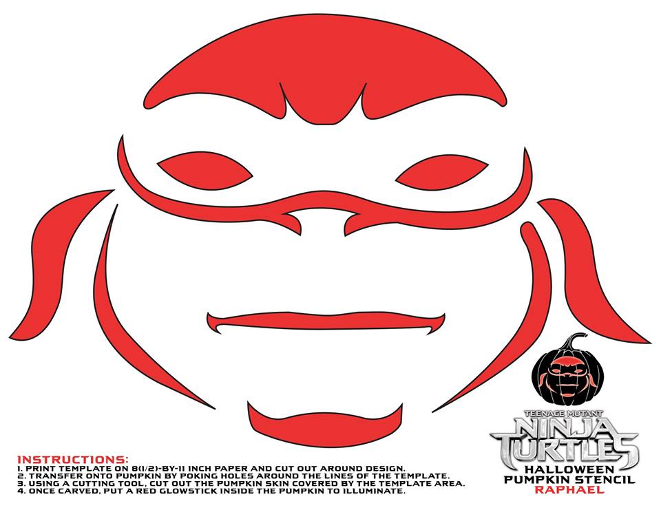 Teenage mutant ninja turtles pumpkin stencils for halloween