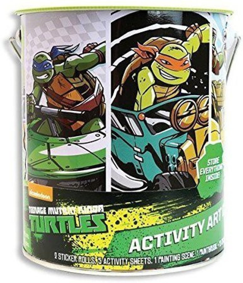 Tara toys teenage mutant ninja turtles deluxe activity art can