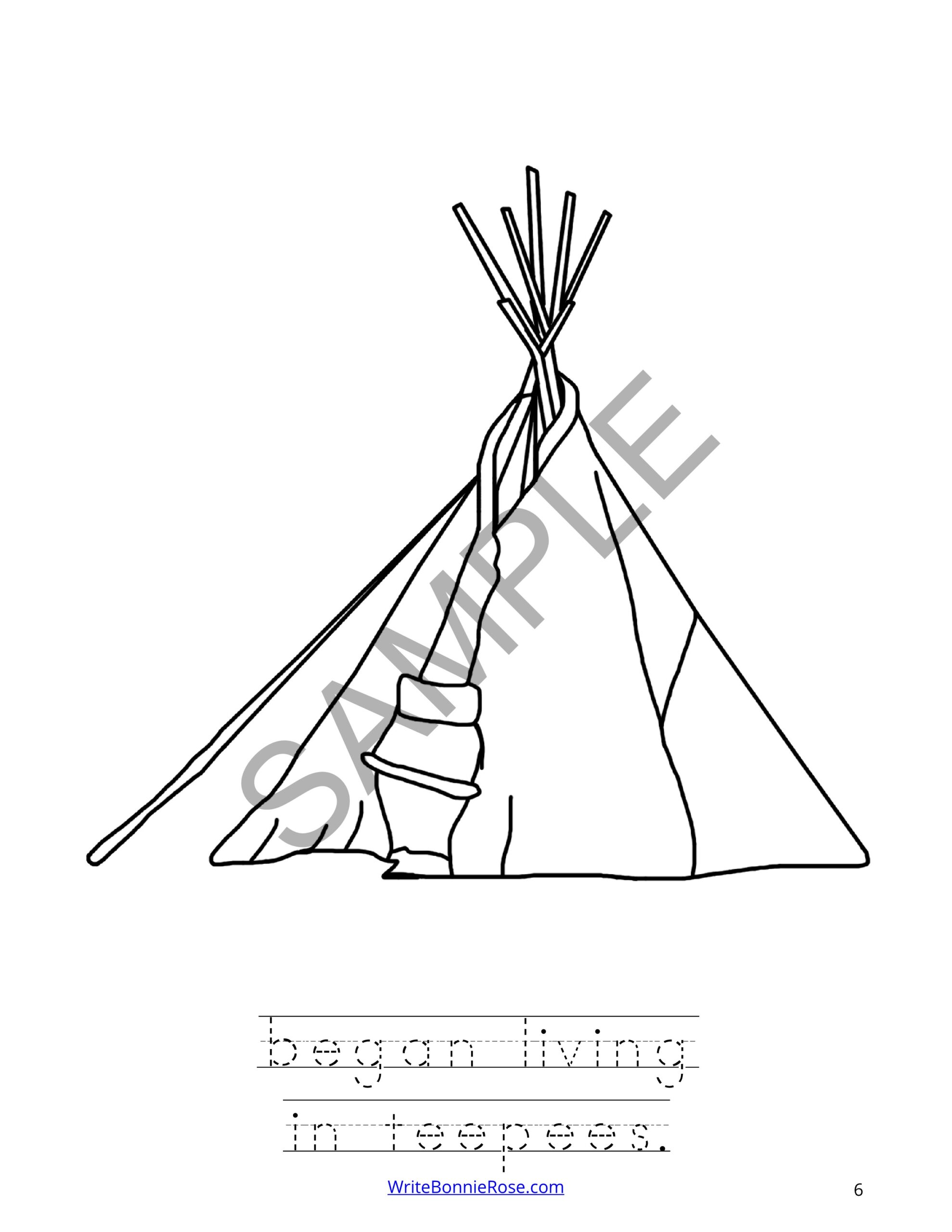 Native americans of the plains and great basin coloring book