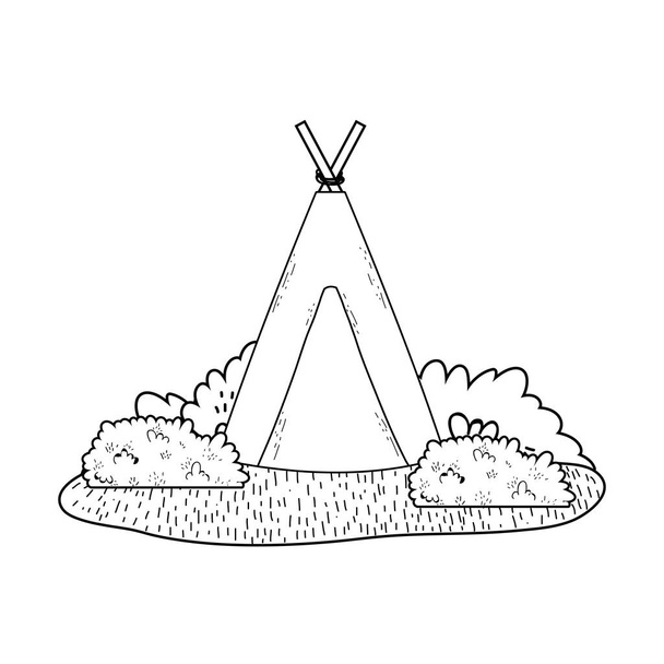 Teepee free stock vectors