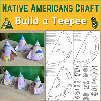 Teepee template tpt