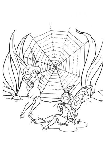 Telaraãa dibujo para colorear pãginas para colorear de hadas telaraãas dibujo dibujos para colorear