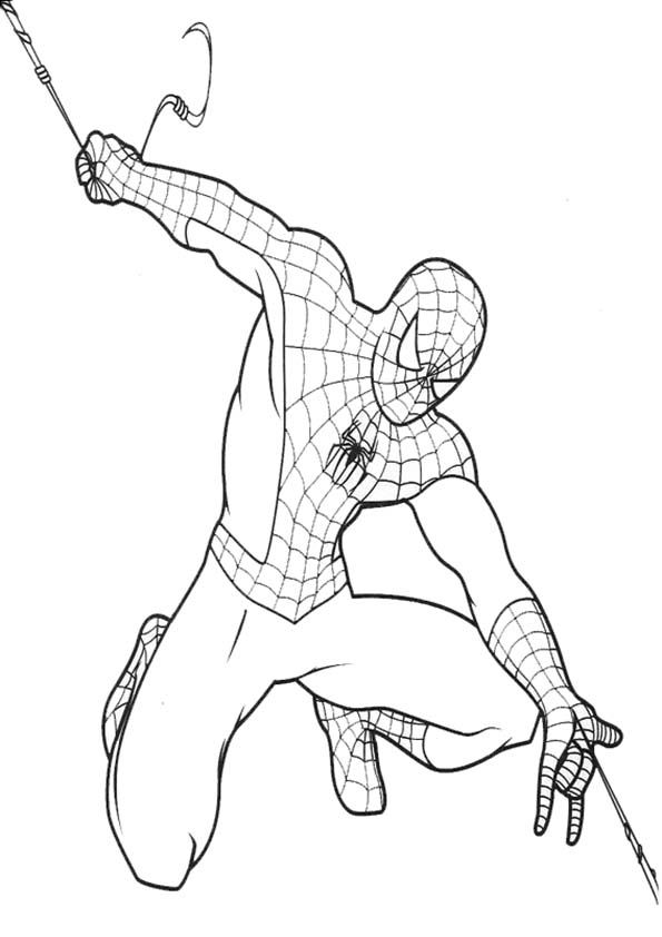 Resultado de imagen para dibujos paa pintar del hombre araãa tirando su telaraãa àªàààààààààªàµ à àààààààà ààààààà