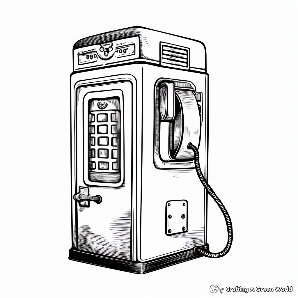 Phone coloring pages