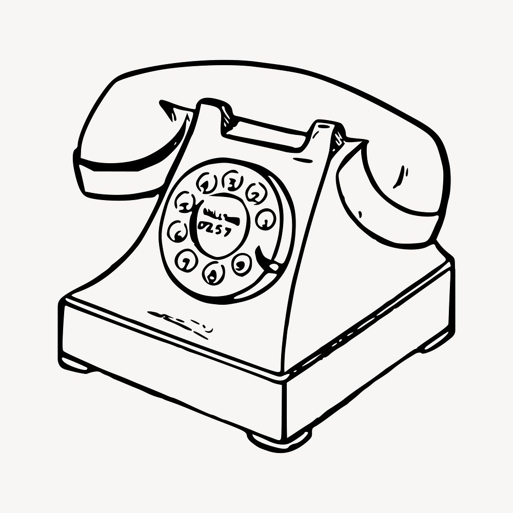 Telephone drawing images free photos png stickers wallpapers backgrounds
