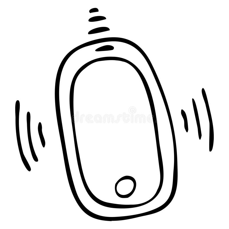 Telephone coloring stock illustrations â telephone coloring stock illustrations vectors clipart