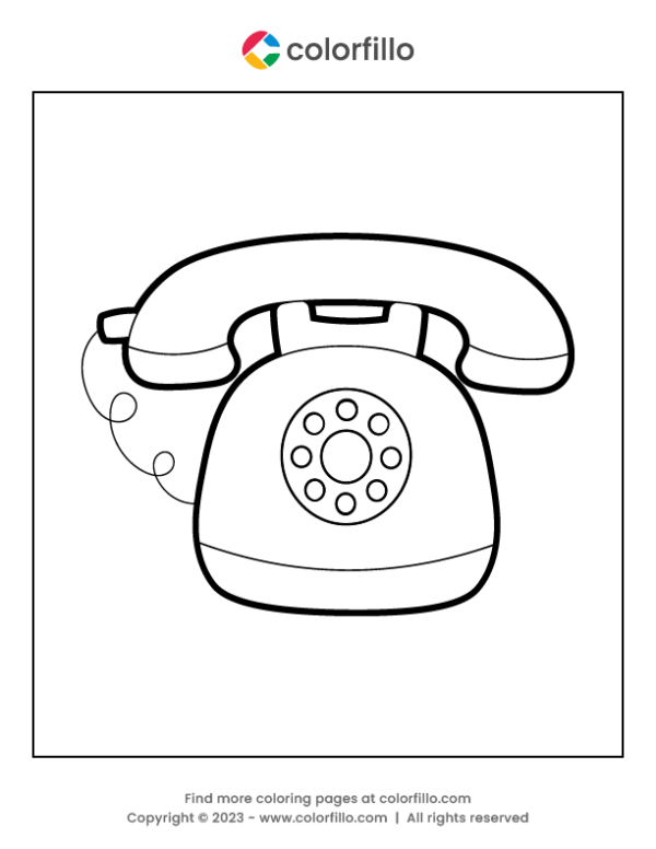 Technology coloring pages