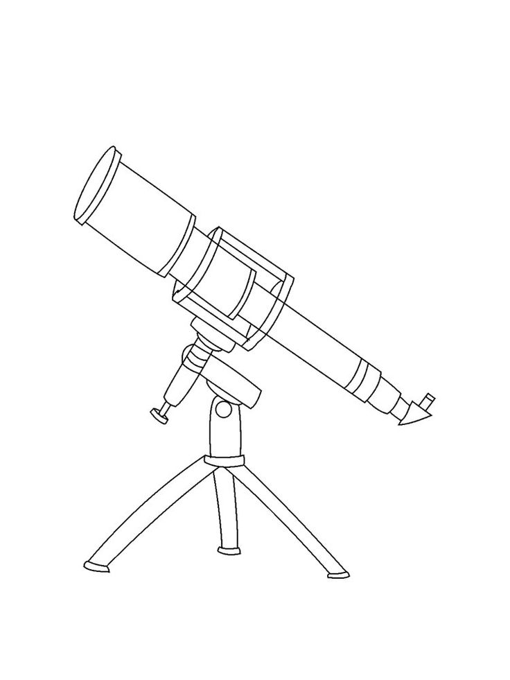 Telescope coloring pages coloring pages coloring pages for kids printable coloring pages