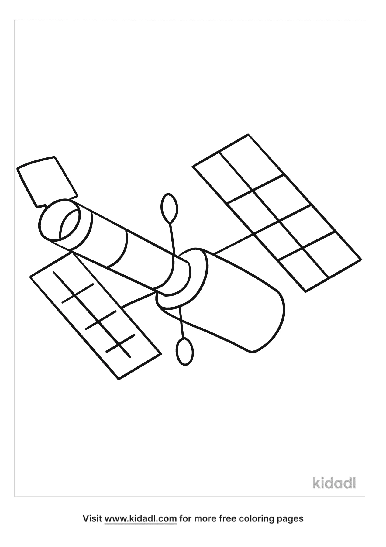 Space telescope sketch colori isolated object on white background vector illustration stock vector illustration of design nature