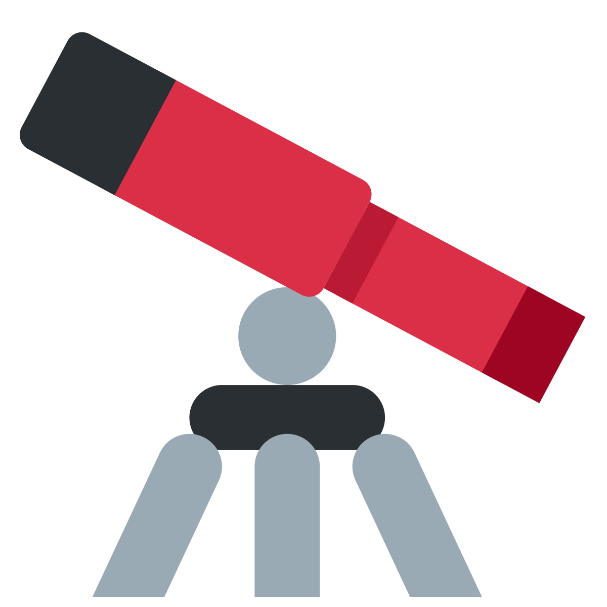 Telescope emoji color codes