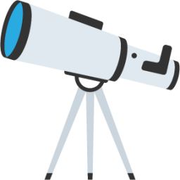 Telescope emoji