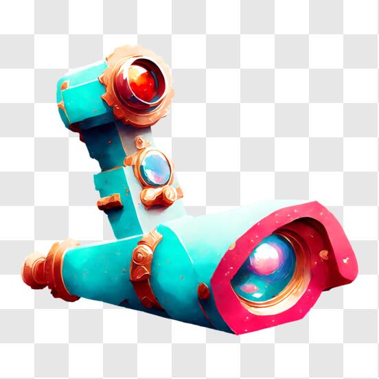 Download toy telescope for surveillance or observation png online