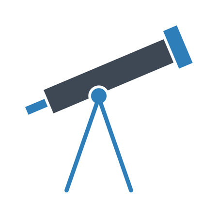 Telescope icon stock illustrations cliparts and royalty free telescope icon vectors