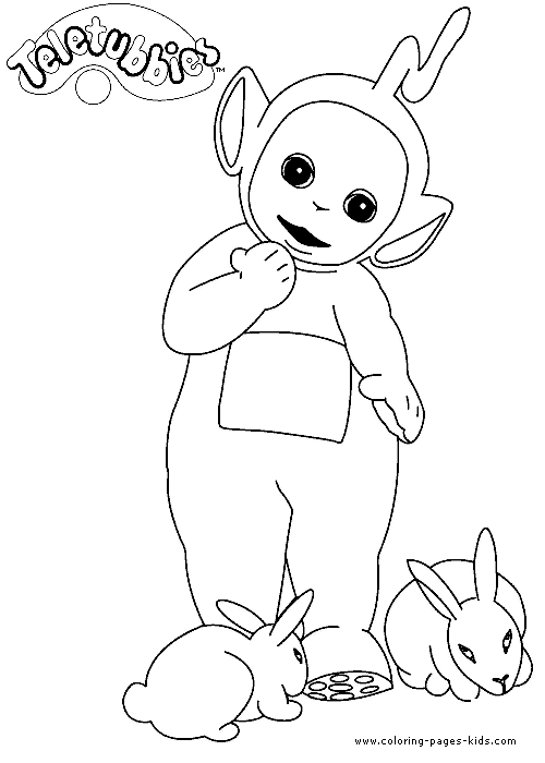Teletubbies color page