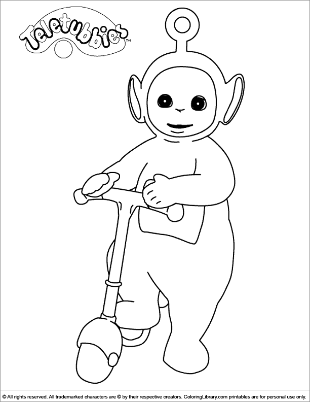 Fun coloring sheet