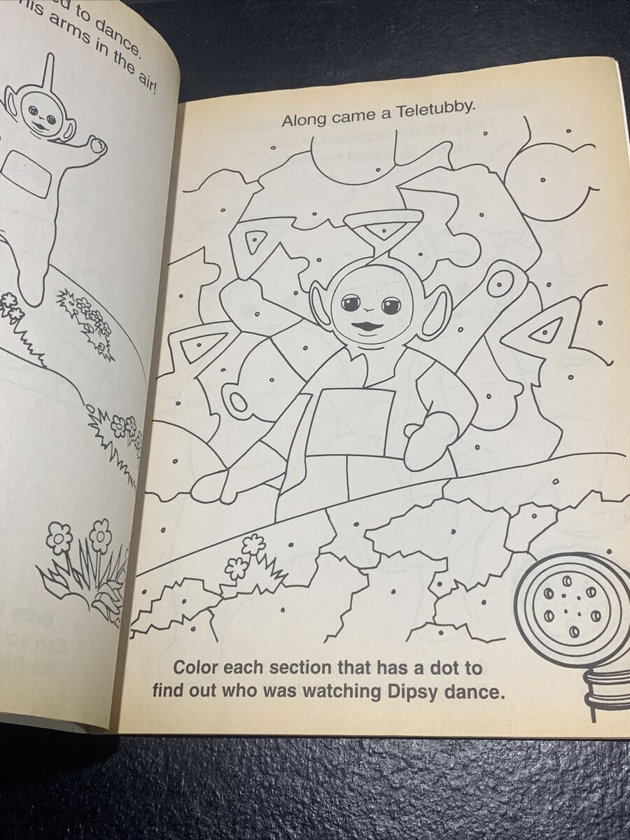 Teletubbies coloring activity books lot of by andrew davenport unused