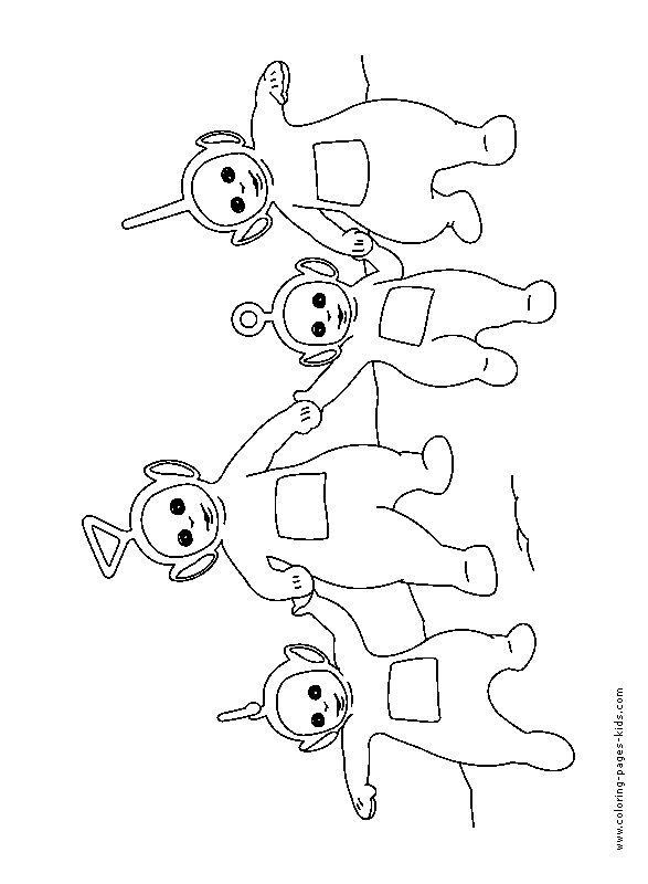 Teletubbies color page
