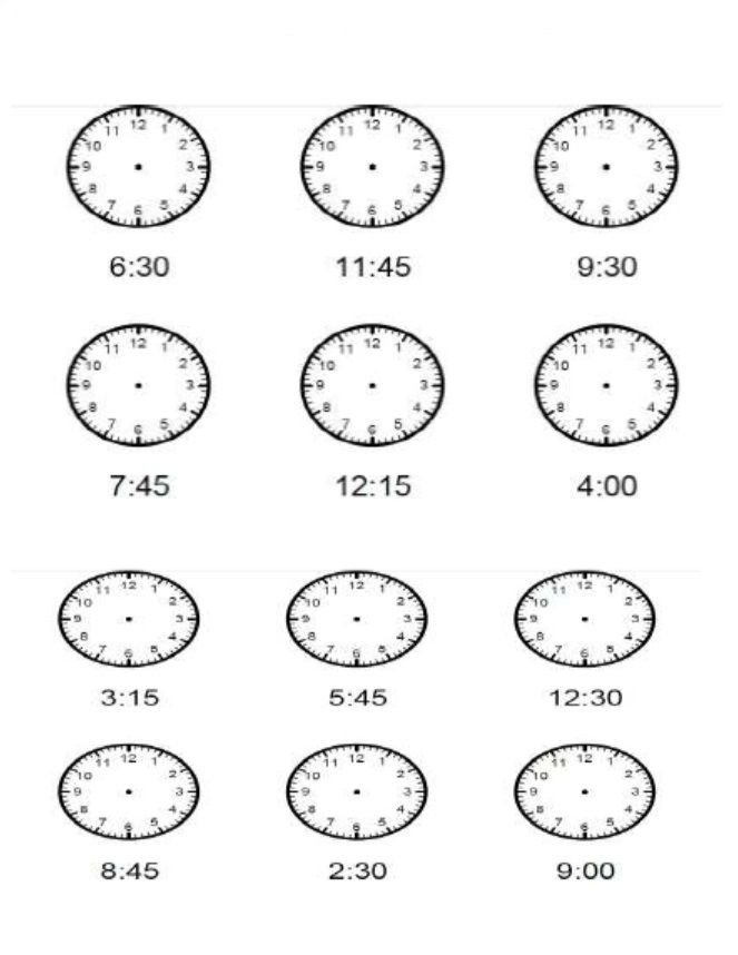 Clock coloring pages printable for free download