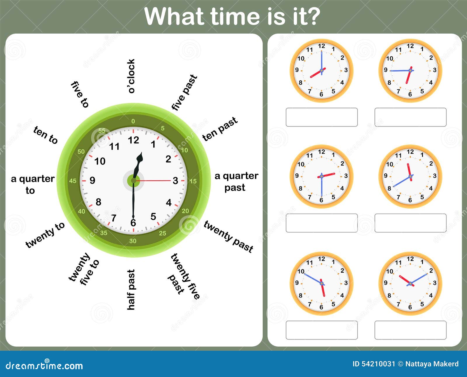 Time worksheet stock illustrations â time worksheet stock illustrations vectors clipart