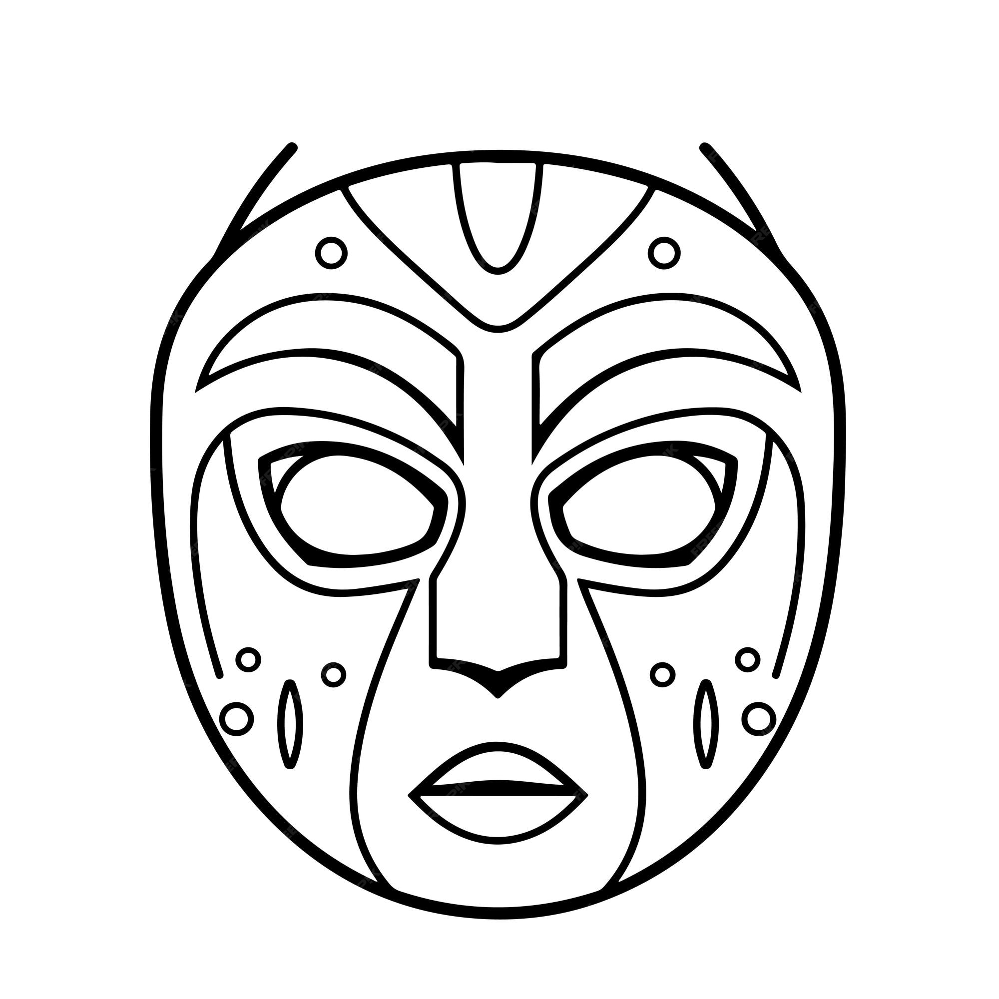 Premium vector sketch hand drawn single line art coloring page mask day