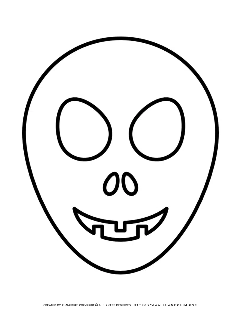 Mask outline