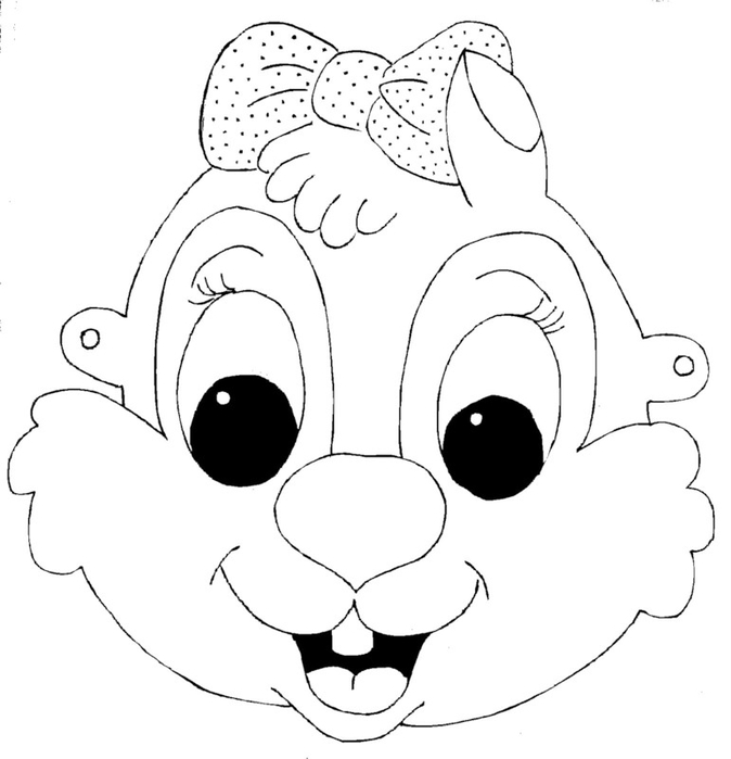 Free kids face masks templates for halloween to print