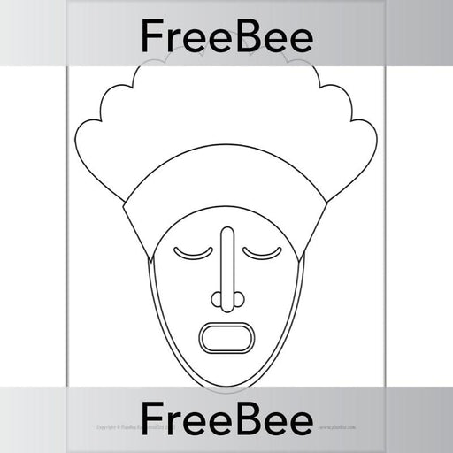 Free downloadable mayan masks template by