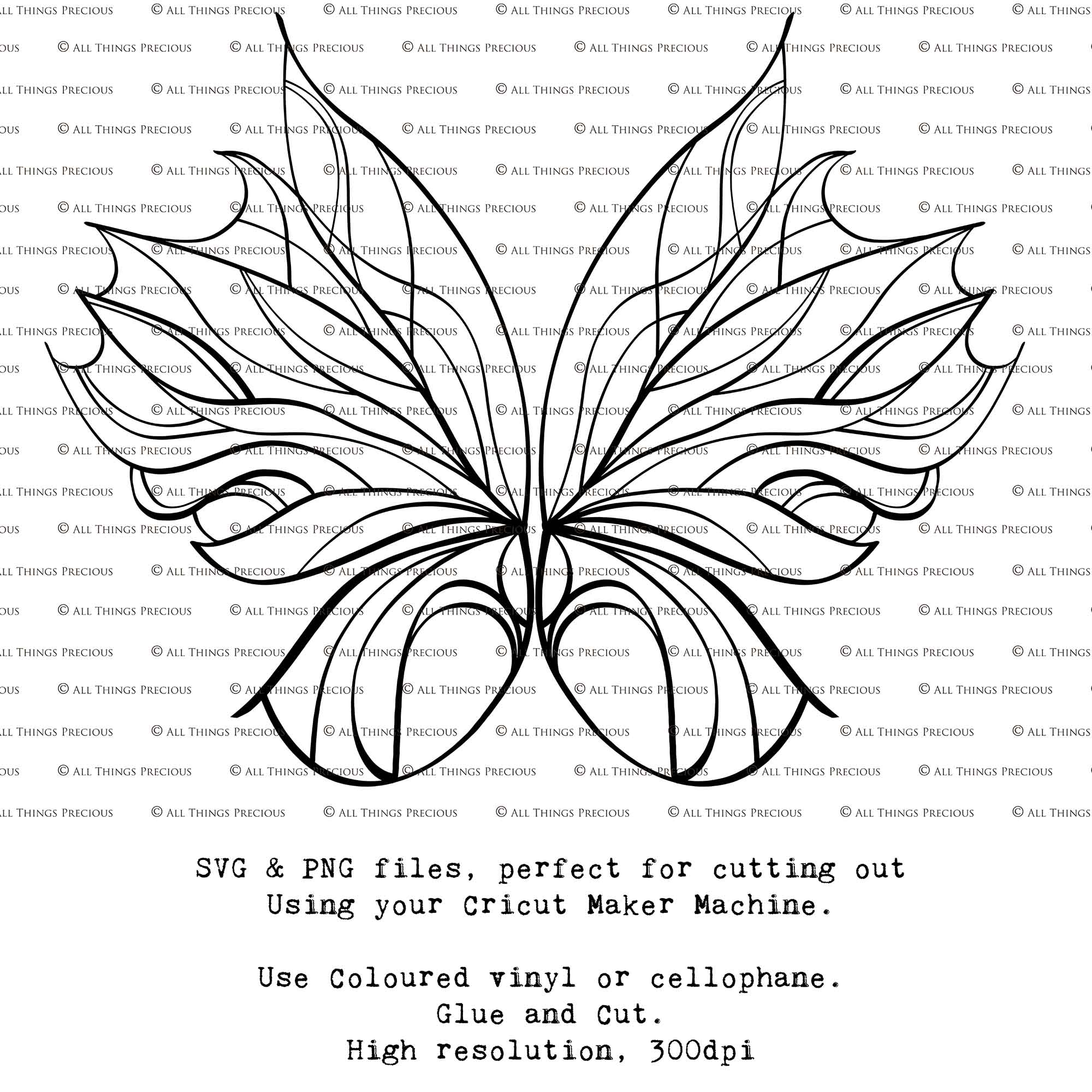 Svg fairy wings for cricut