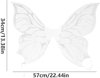 Butterfly fairy wings fairy wings set with anti rust wire edge bright and attractive color butterfly wings fairy costumes durable gentle yarn girls angle costume wing for cosplay and halloween