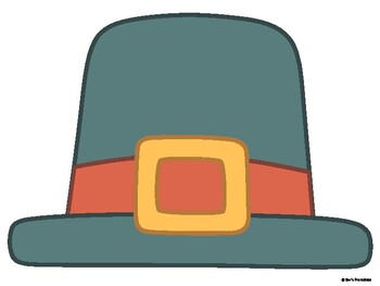 Pilgrim hat template pdf by tims printables tpt