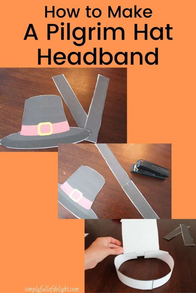 How to make a pilgrim hat fast easy