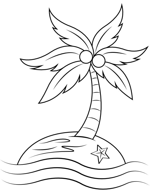 Printable deserted island coloring page coloring pages free printable coloring pages color