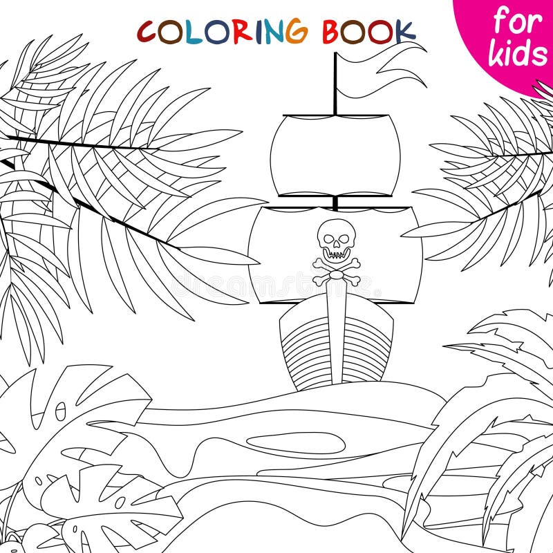 Island coloring page stock illustrations â island coloring page stock illustrations vectors clipart